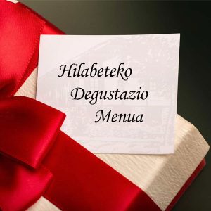 Hilabeteko Degustazio menua-